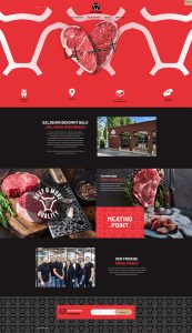 Beef & More Website Screenshot